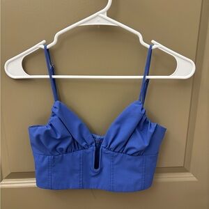 Zara Royal Blue Strappy Top